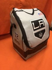 Mascot Bailey #72 LA Kings Jersey Insulated Zipped Lunch Bag Color: Gray New!