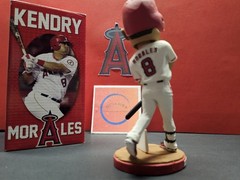 Kendry Morales Los Angeles Angels MLB 2011 SGA Bobblehead NIB SH Lefty