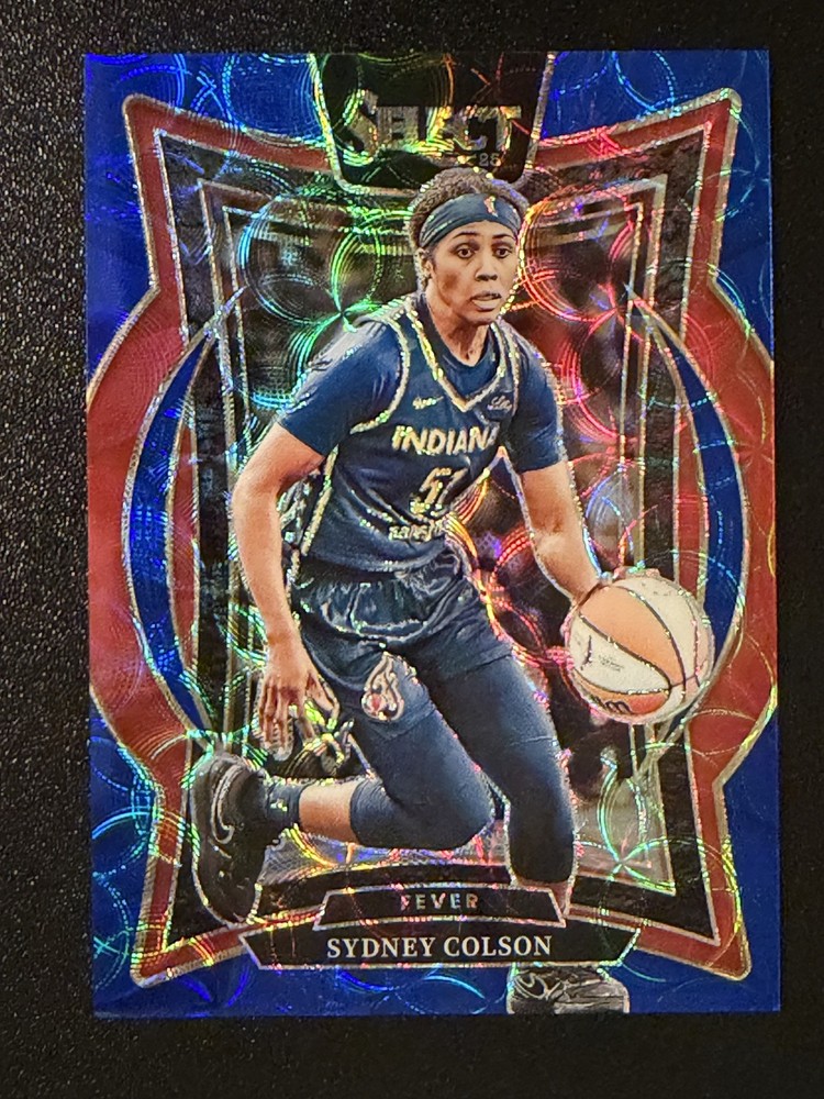2025 Panini Select WNBA SYDNEY COLSON BLUE SCOPE PRIZM FEVER /199 #48