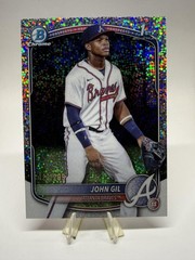 2025 Bowman Chrome #BCP-172 John Gil Prospects Speckle #/299 SN