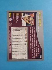 JEFF GEORGE 2001 TOPPS FOOTBALL CARD # 49 I1685