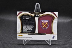 Maximilian Kilman 2024-25 Panini Select EPL PS-MK Pitchside Sig Blue Pulsar Auto