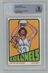 1972-73 Topps Artis Gilmore Kentucky Colonels BGS Authentic Autograph