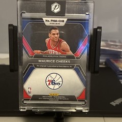 2023-24 Panini Prizm Penmanship Maurice Cheeks Auto #PNM-CHE 76ers in case
