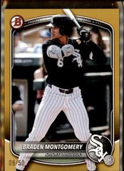 2025 Bowman Draft #BD-18 Braden Montgomery Gold Border #/50