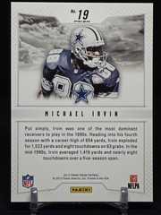 Michael Irvin 2013 Panini Prizm Decade Dominance Red Pulsar Prizm #19 Cowboys