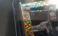 WWE Topps 3 Card Bray Wyatt Grail Lot,Auto Relic,Rocking Chair Relic,Gold Chrome