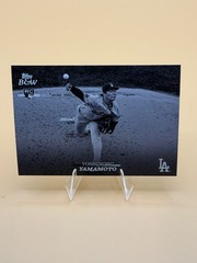 2024 Topps Black & White #49 Yoshinobu Yamamoto Rookie