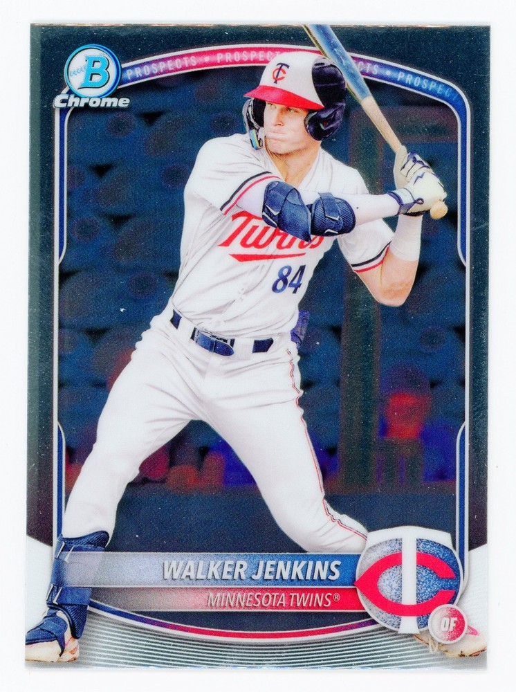2025 Bowman – Chrome Prospects Walker Jenkins #BCP-1 (RC) Twins