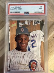 1994 STUDIO #64 SAMMY SOSA CUBS POP 2 PSA 9