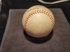 FRED LYNN AUTOGRAPHED SIGNED Rare 1972 Us vs Japan Team Ball