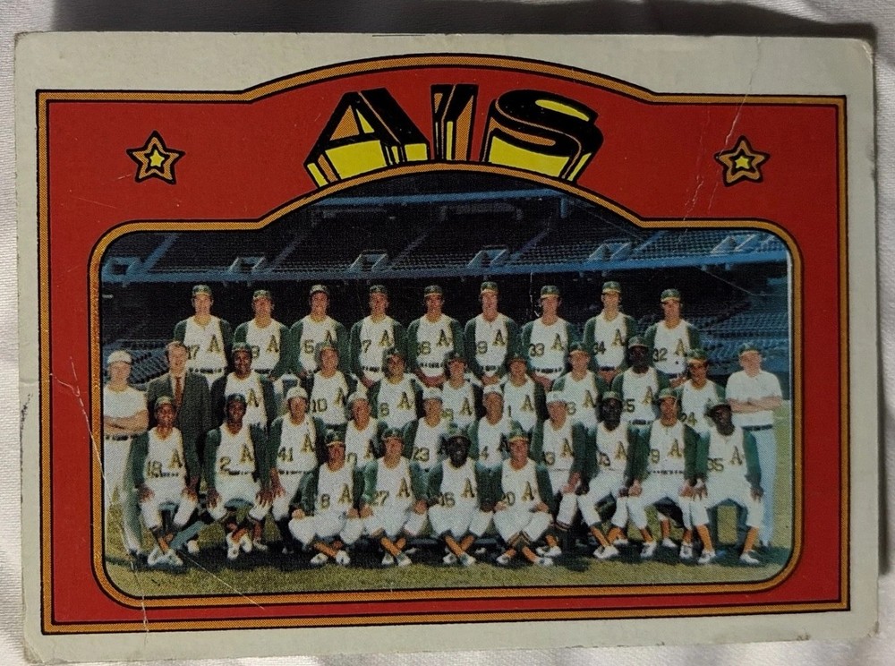 1972 Topps – Oakland Athletics #454