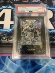 2023 Panini Prizm Luke Kuechly Panthers Auto Black Shimmer 1/1 PSA 10 #43