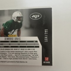 2012 Panini Momentum – Rookie Signature Demario Davis #212 /799 (AU, RC)