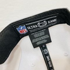 New$50 DALLAS COWBOYS SNAPBACK HAT White Navy Blue Stsr Flat Bill Ultra-Game NWT