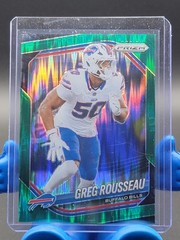 2025 Panini Prizm #9 Greg Rousseau Green Flash