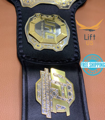 UFC ULTIMATE FIGHTING CHAMPIONSHIP TITLE REPLICA BELT 2MM Brass Dual Plate Adult