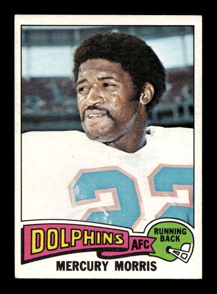 1975 Topps #475 Mercury Morris Dolphins EX-MT *2y