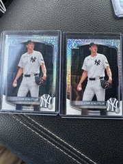 2-2025 Bowman Chrome – Prospects Cam Schlittler #BCP-166 Laser Refractor (RC)