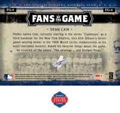 2005 Donruss #FG-4 Dean Cain Fans of the Game