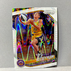 2025 Panini Prizm WNBA – Kelsey Plum #59 White Seismic Prizm