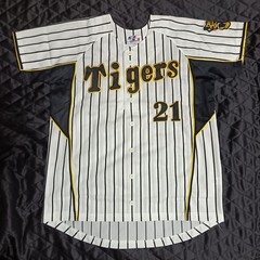 Hanshin Tigers Minoru Iwata NPB MLB Japanese Baseball Jersey Sz L