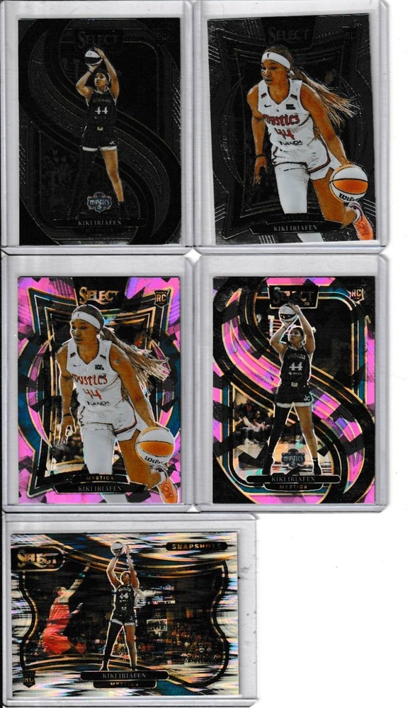 2025 Select WNBA Kiki Iriafen lot of 5 Mystics