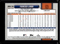 Francisco Lindor 2026 Topps Rip Night #BB16