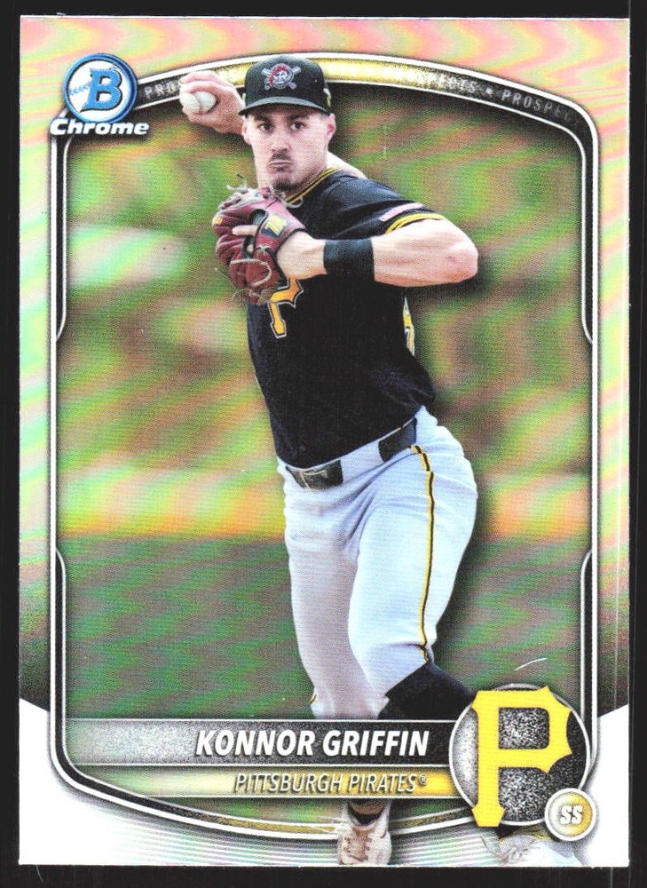 2025 Bowman Draft #BDC-102 Konnor Griffin Chrome Refractor