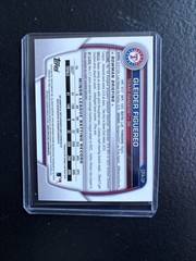 2023 Bowman Chrome Gleider Figuereo CPA-GF Blue Lunar Crater Refractor Auto /150