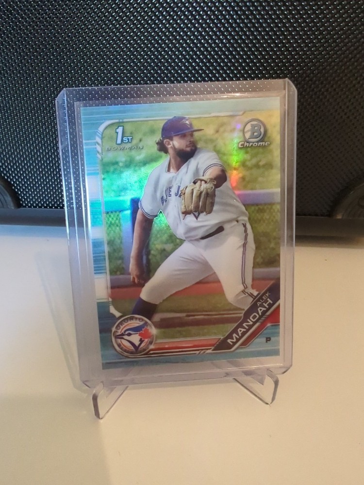 2019 Bowman Draft Chrome #BDC-3- ALEK MANOAH 1st Bowman Chrome aqua