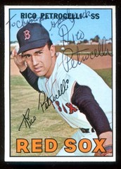 1967 Topps #528 Rico Petrocelli Signed Autograph Red Sox See Below Desc