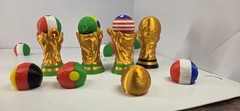 FIFA 3D Printed World Cup Trophy Clicker – Choose Your Country 🇲🇽🇺🇸🇧🇷🇫🇷