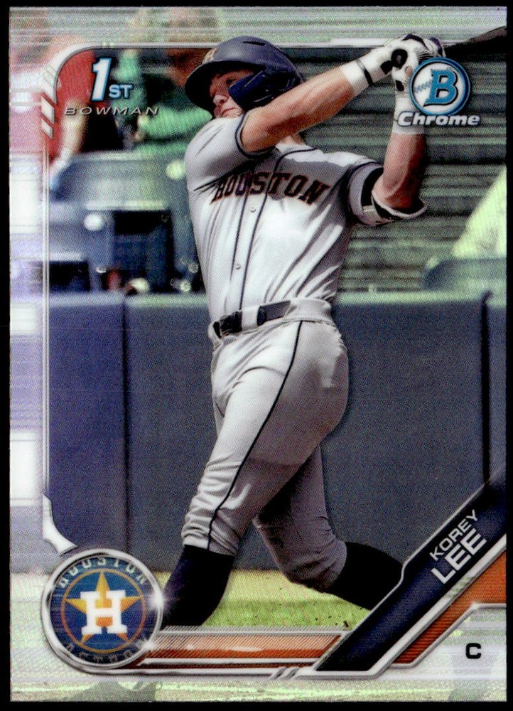2019 Bowman Draft #BDC-140 Korey Lee Chrome Refractor 1st E1