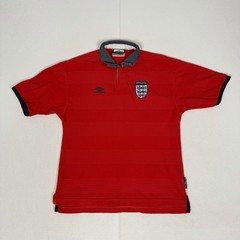 England 1999/2001 Away Football Shirt Umbro Vintage 90s WC Boys XL Men’s XXS