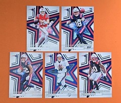 🔴⚪️🔵 2025 ROOKIES & STARS NEW ENGLAND PATRIOTS BASE TEAM SET (5 CARD LOT)