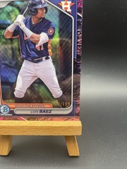 2024 Bowman Draft Chrome Prospects Luis Baez BDC-110 Lunar Fuschia /199