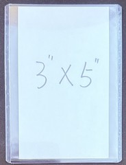 (5) BCW 3.5&Prime; X 5&Prime; Toploader and Mayday Games Sleeves Set in Loose Bag (READ)