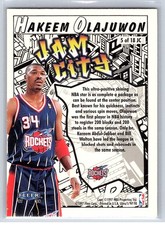 1997-98 Ultra Jam City #5 Hakeem Olajuwon Insert NBA Basketball Card