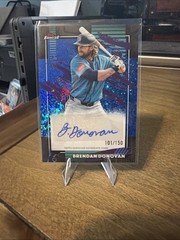 2026 Topps Finest Mega Blue Mini-Diamond #FMA-BD Brendan Donovan Auto 101/150