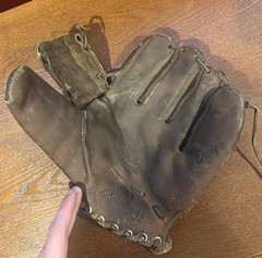 Mickey Mantle Rawlings Glove MM 9 1950s