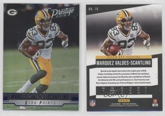 2019 Panini Prestige Xtra Points Blue Marquez Valdes-Scantling #76 09lb