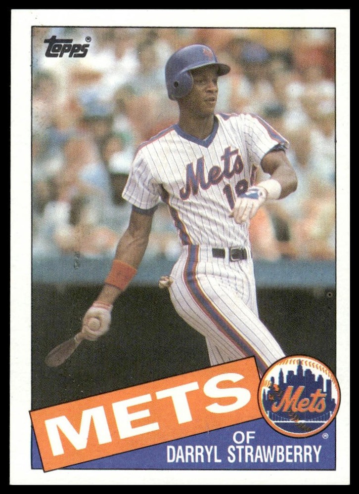 1985 Topps Darryl Strawberry #570 New York Mets – Near Mint or Better