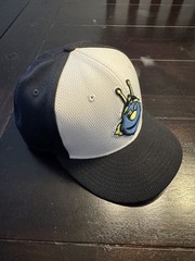 New Era 5950 MiLB Columbia Fireflies Mascot On-Field BP Hat Size 7 3/8