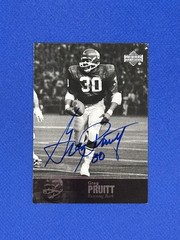2011 Upper Deck College Football Legends Greg Pruitt #20 Auto signed autograph