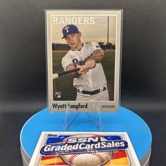 2024 Topps Archives 70 Topps Design Variation Wyatt Langford Team Name Variation