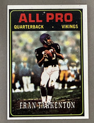 1974 Topps Football Set. 527/528 Cards in Binder. EX-MT