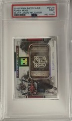 2018 Panini Impeccable Silver NFL Shields #NFL-18 Randy Moss/15 PSA 9 Silver Bar