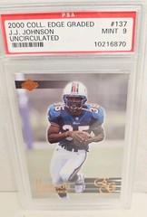2000 Collectors Edge – J.J. Johnson – Uncirculated PSA 9 – #137
