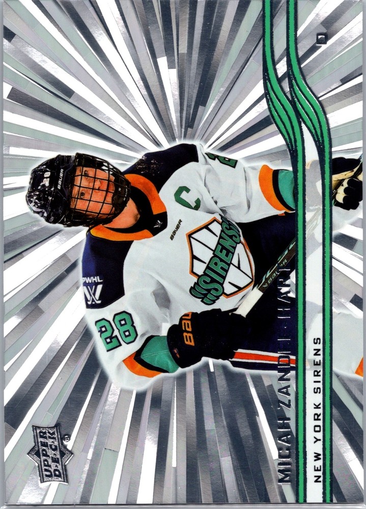 2025 2026 Upper Deck PWHL Micah Zander-Hart OUTBURST New York Sirens